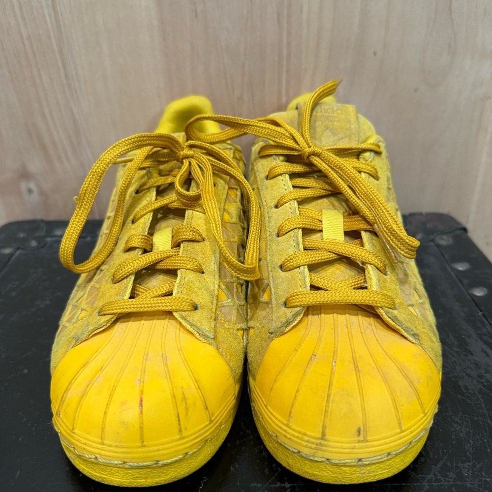 Adidas Superstar Xeno Spectrum Bogold Yellow AQ8182 Men Size 5 Pharrell Williams - Picture 3 of 14